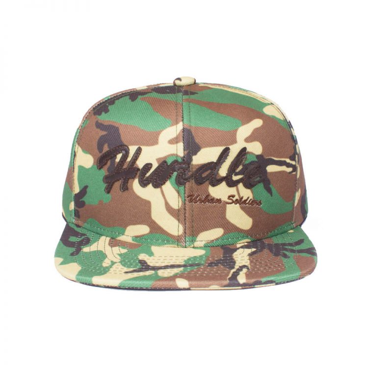 Boné aba reta camuflado - Frente