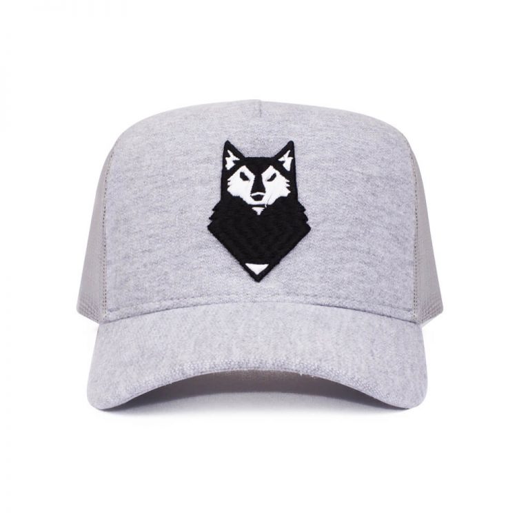 Boné trucker moletom aba curva - Frente