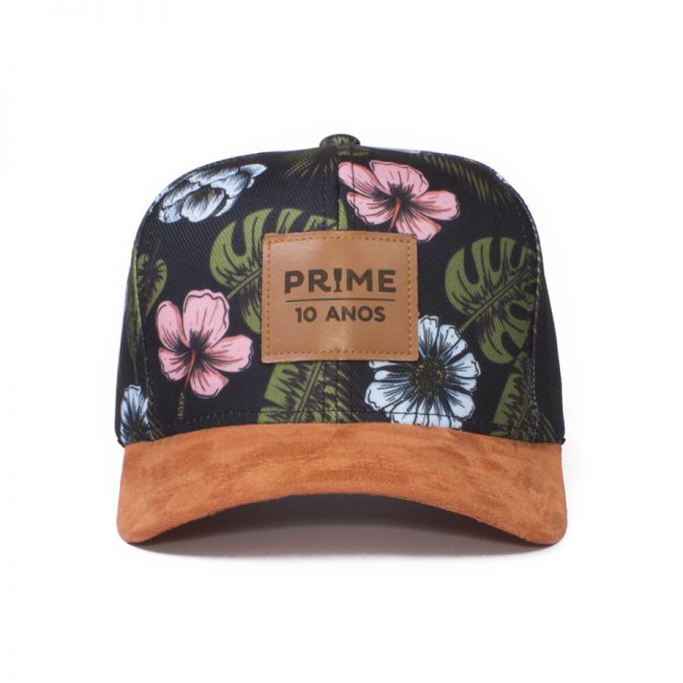 Boné aba curva floral - Frente