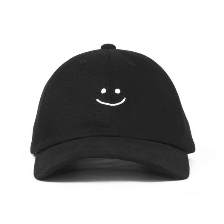 Boné dad hat aba curva bordado preto - Frente